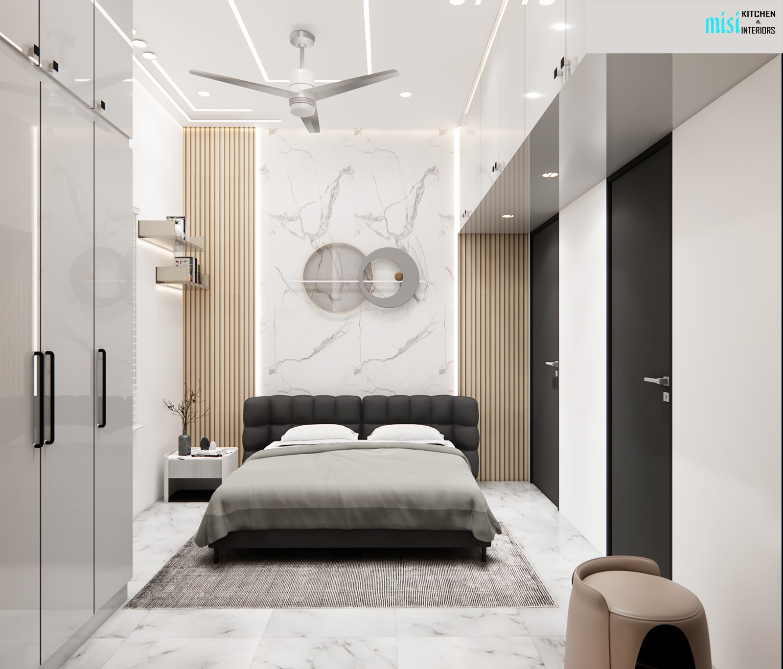 Custom bedroom interior