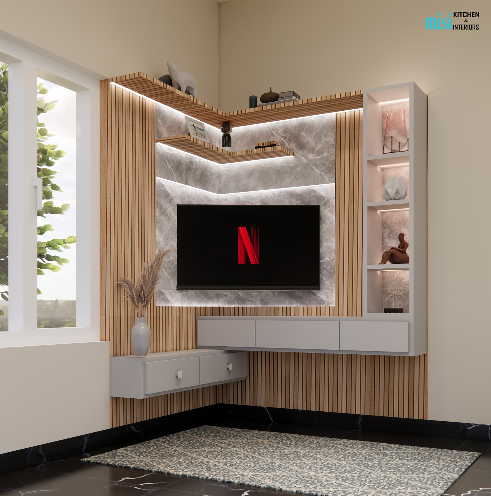 Contemporary TV unit